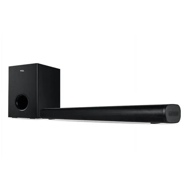 TCL BARRA DE SONIDO DE CINE EN CASA DE 2.1 CANALES CON SUBWOOFER INALÁMBRICO, BLUETOOTH 5.1 – S21BW