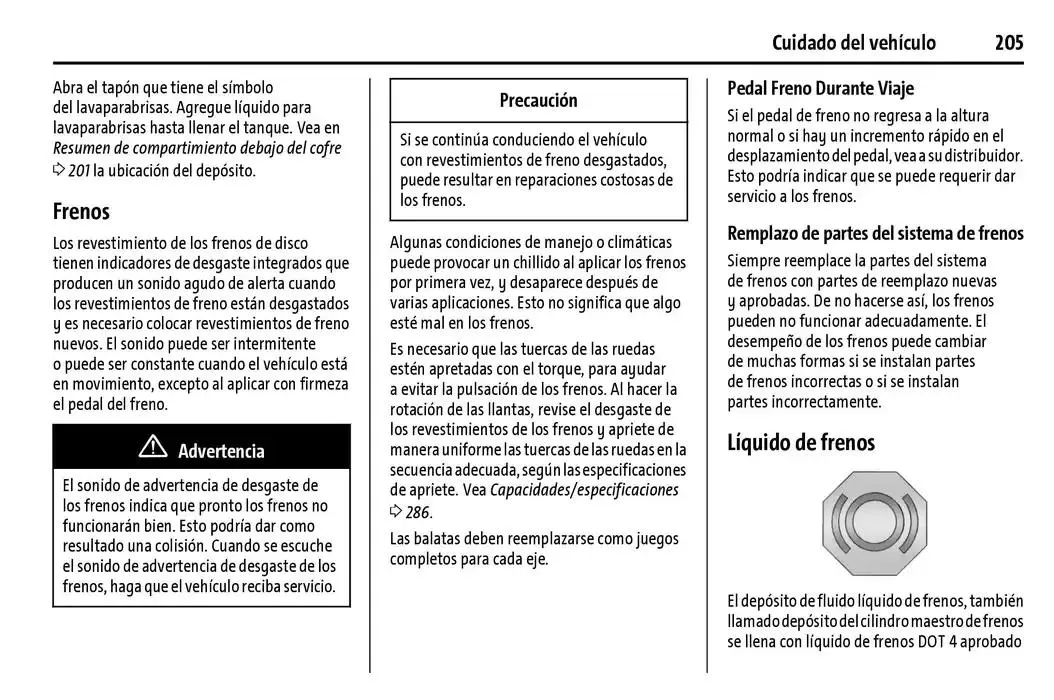 Catálogo de BrightDrop 400 Y BrightDrop 600 Manual del propietario 22 de enero al 31 de diciembre 2025 - Pagina 206