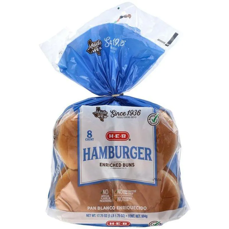 Pan Para Hamburguesa Regular 8 pz
