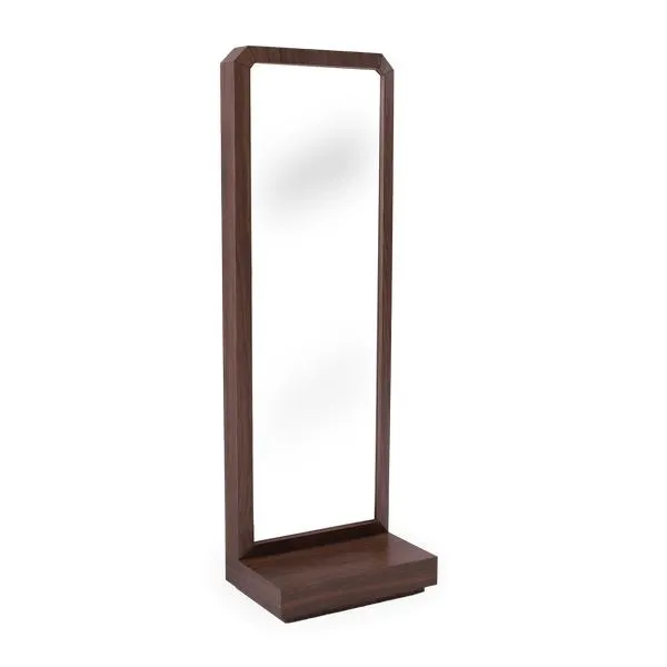 ESPEJO DE PIE NIKKO NOGAL