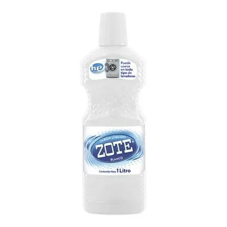 Jabón Líquido Zote Blanco 1 lt