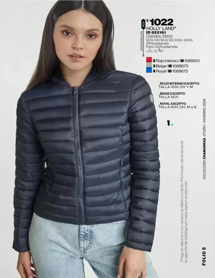 Catálogo de CHAMARRAS | 2024 | 1E 5 de noviembre al 31 de enero 2025 - Pagina 7