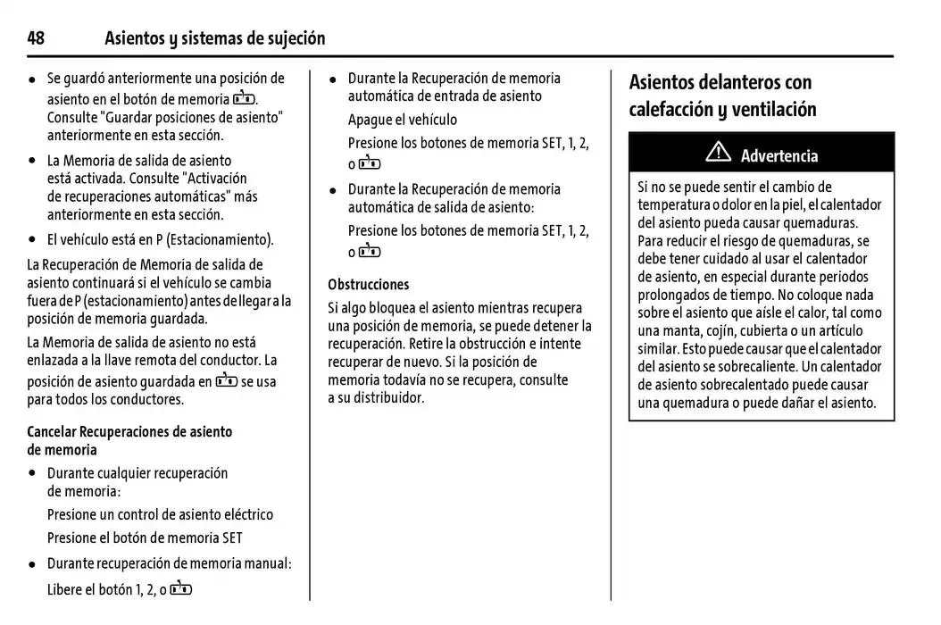 Catálogo de Chevrolet Corvette Stingray Manual del propietario 22 de enero al 31 de diciembre 2025 - Pagina 49