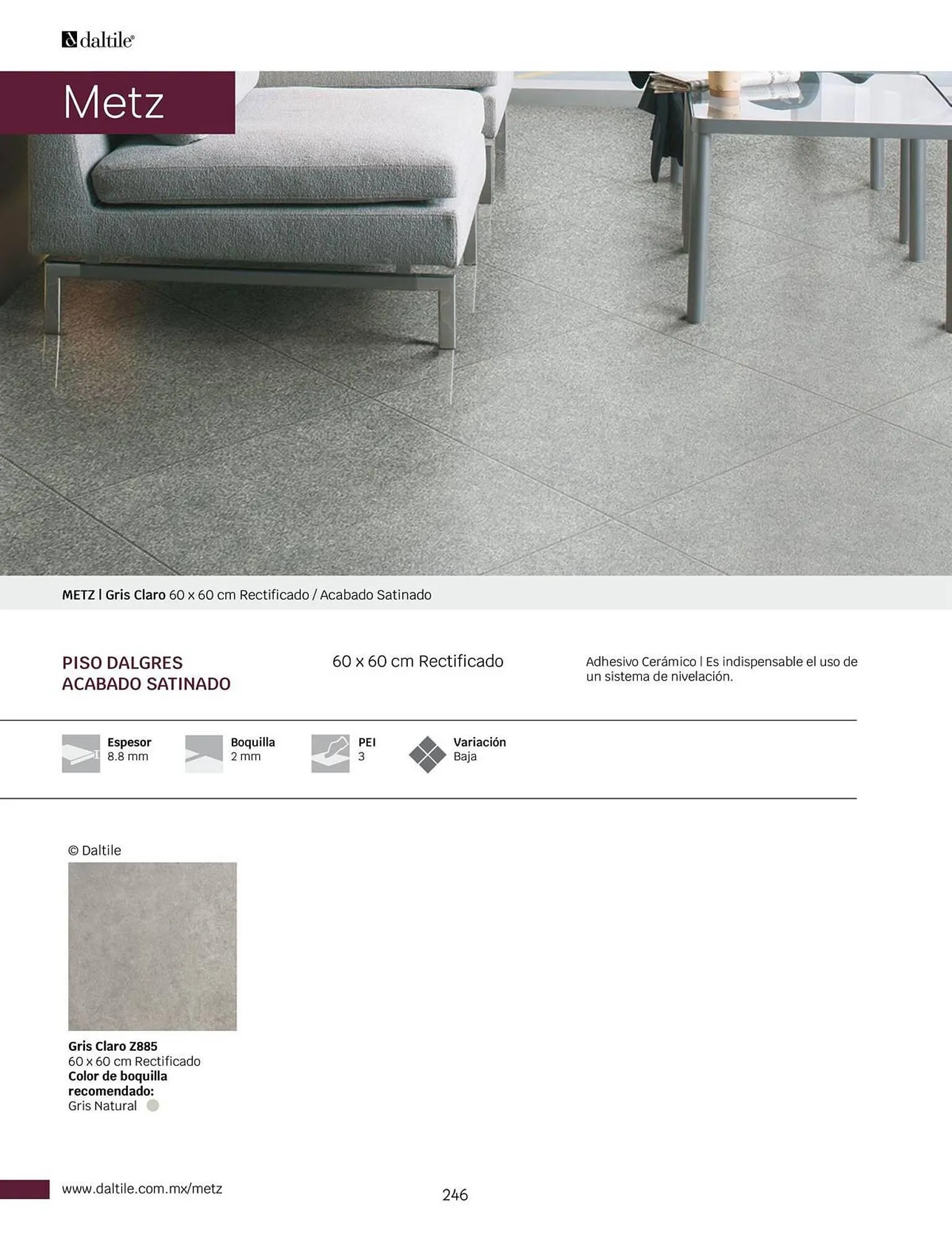 Catálogo de Catálogo Daltile 1 de enero al 31 de diciembre 2024 - Pagina 246