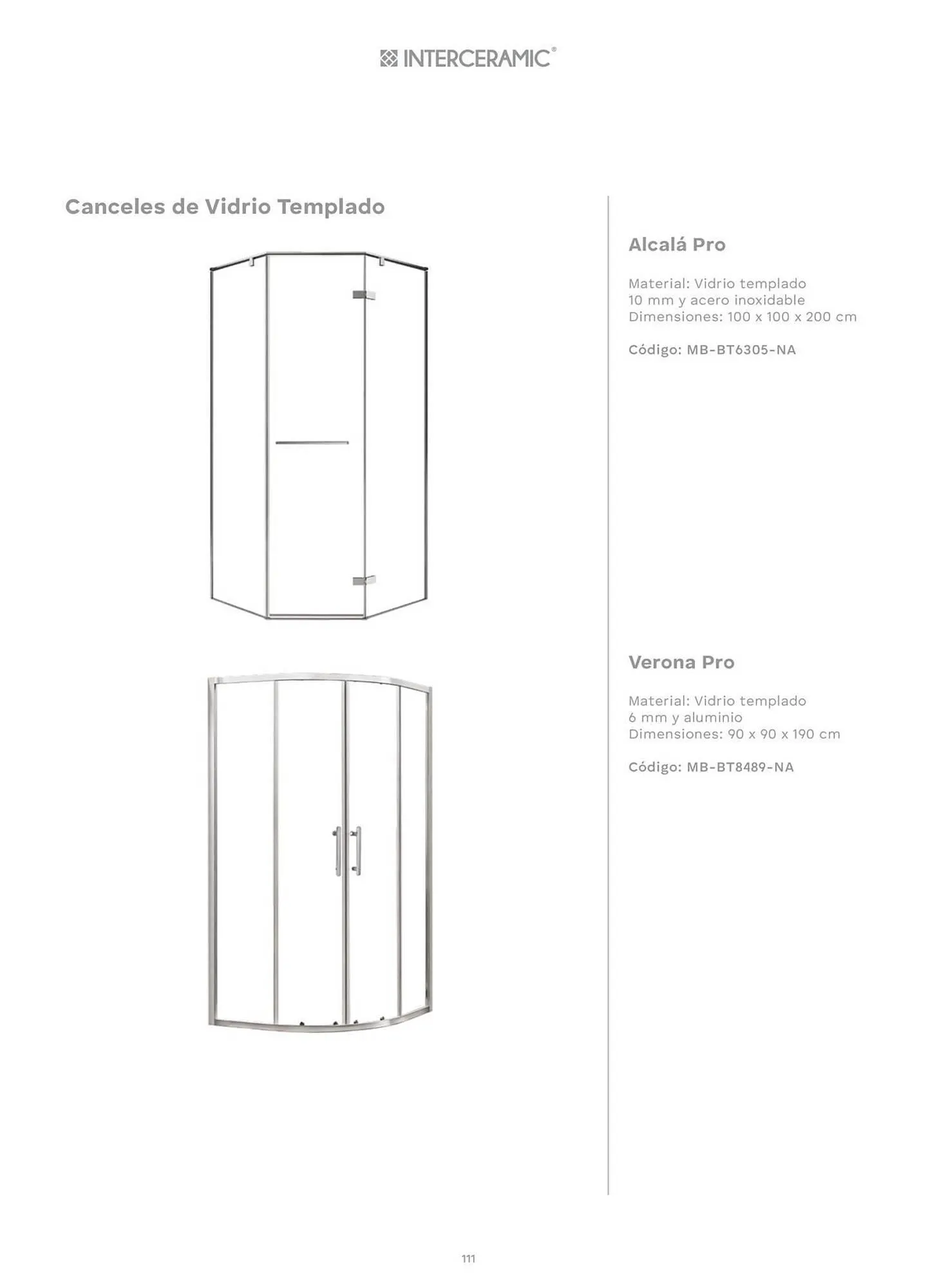 Catálogo de Catálogo Interceramic 3 de octubre al 3 de octubre 2026 - Pagina 111