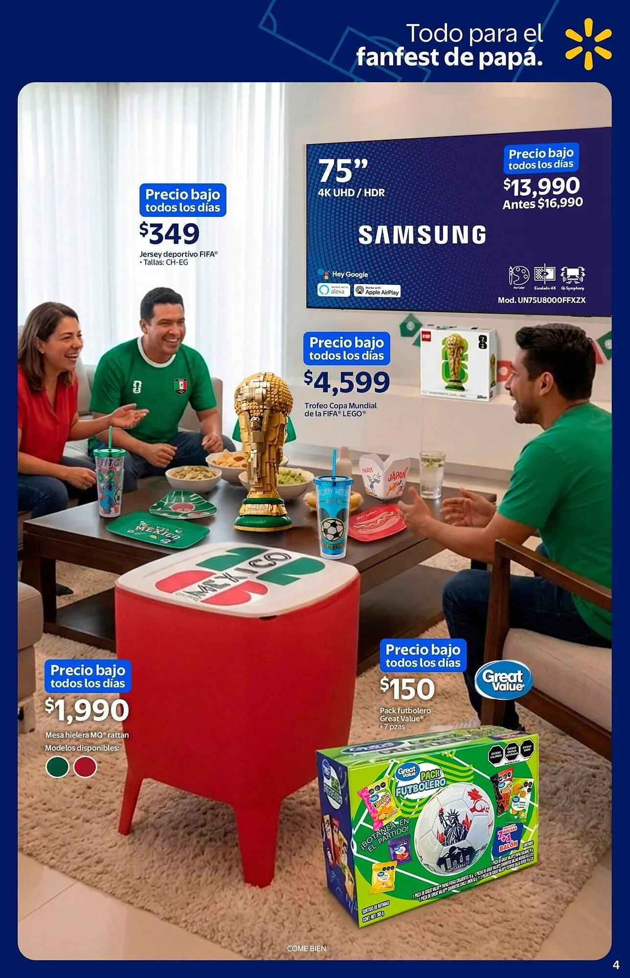 Catálogo de Folleto Walmart 11 de mayo al 17 de junio 2026 - Pagina 4