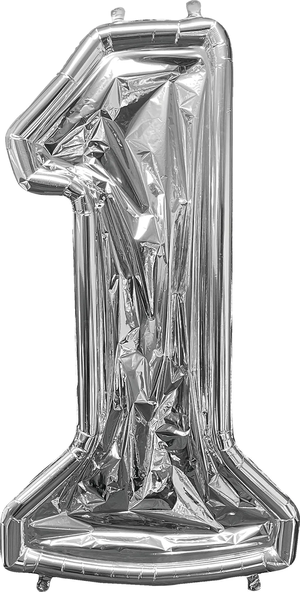 BalloonFormz Number 1 Silver