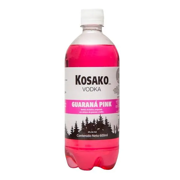 Kosako vodka guaraná pink 600 ml