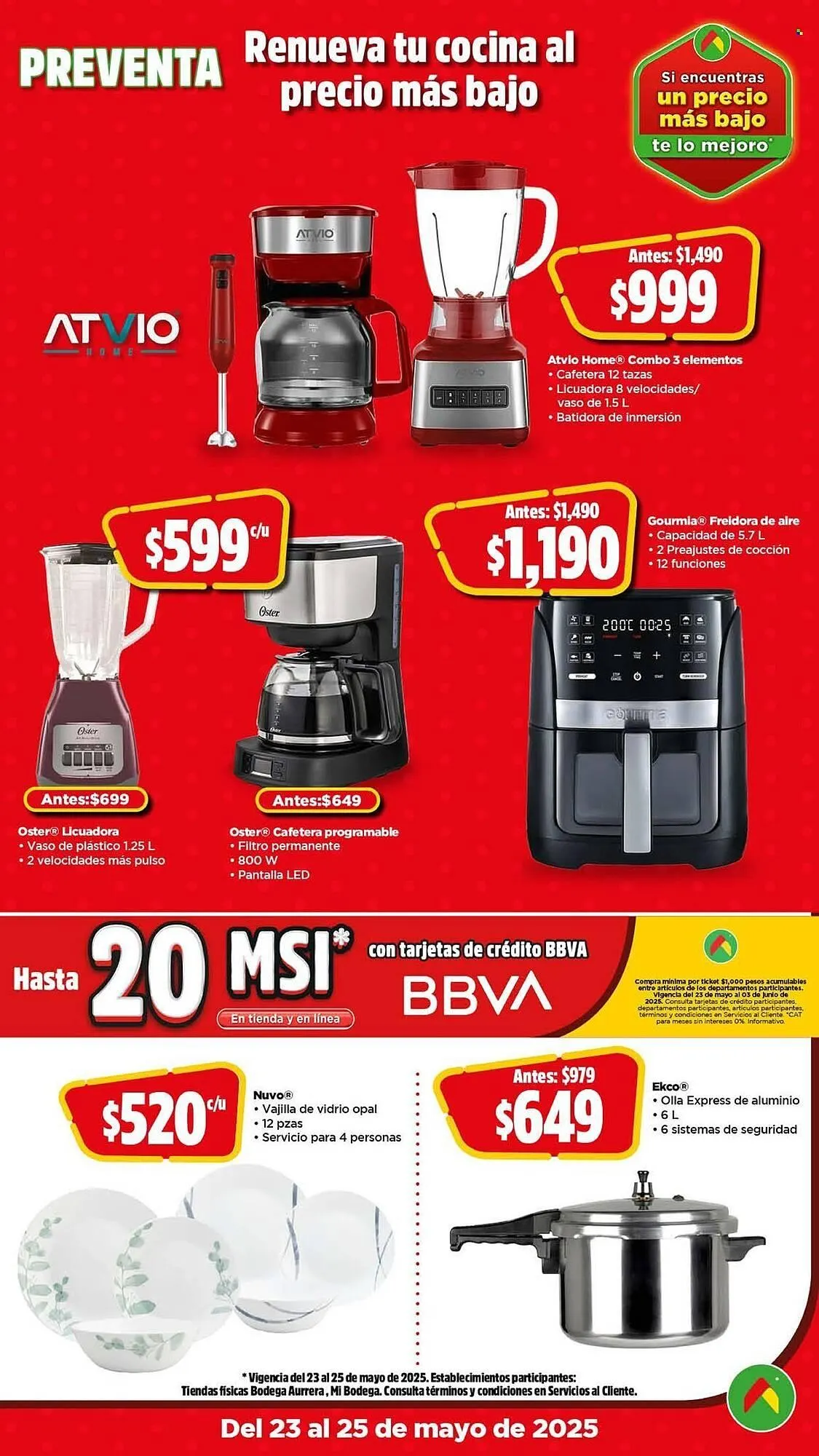 Catálogo de Catálogo Bodega Aurrerá 23 de mayo al 3 de junio 2025 - Pagina 9