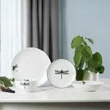 Crown Baccara Vajilla de Porcelana 16 Piezas