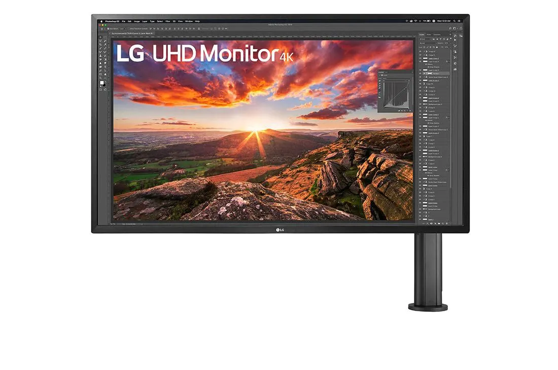 Monitor UHD 4K de 31.5'' con Ergo