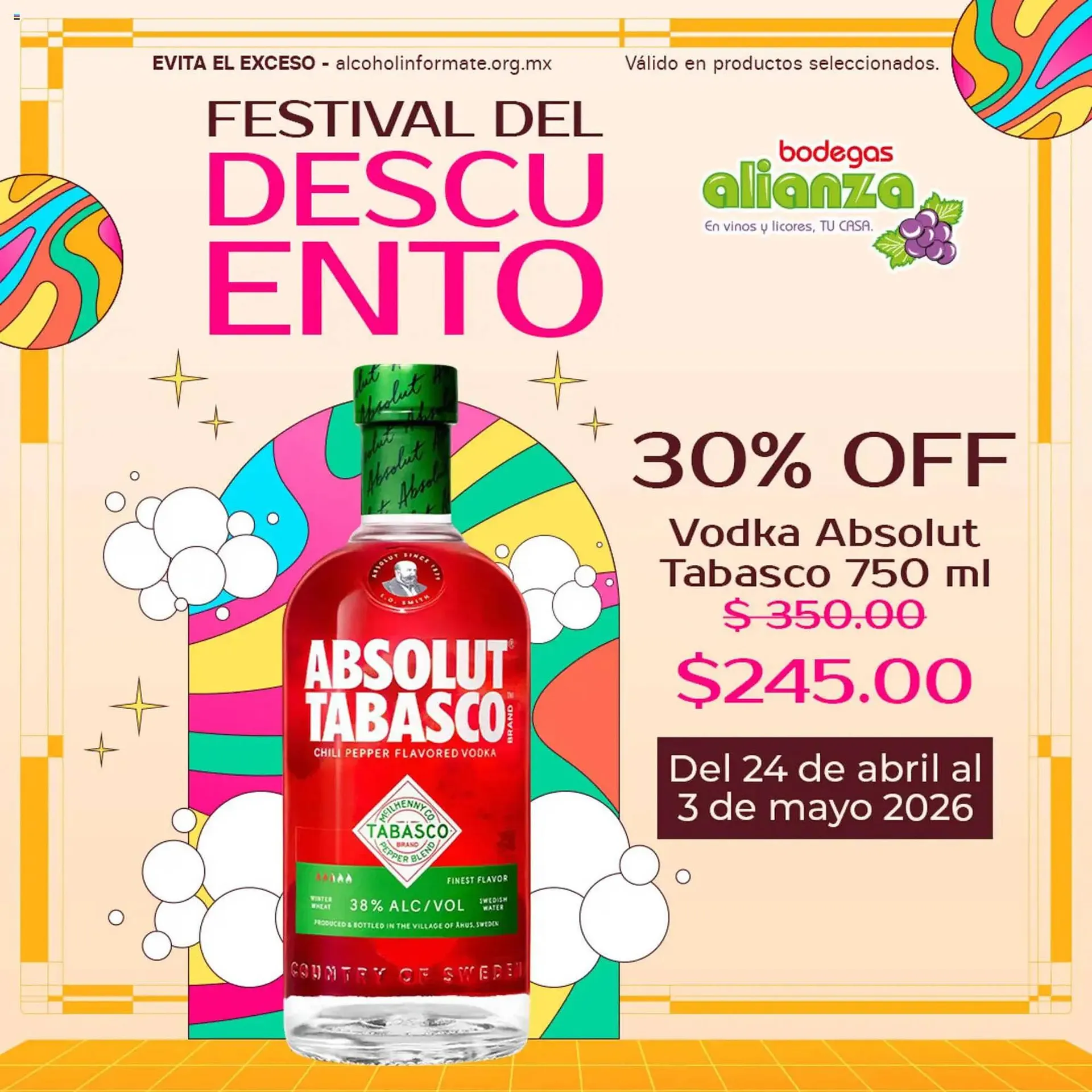 Catálogo de Folleto Bodegas Alianza 24 de abril al 3 de mayo 2026 - Pagina 2