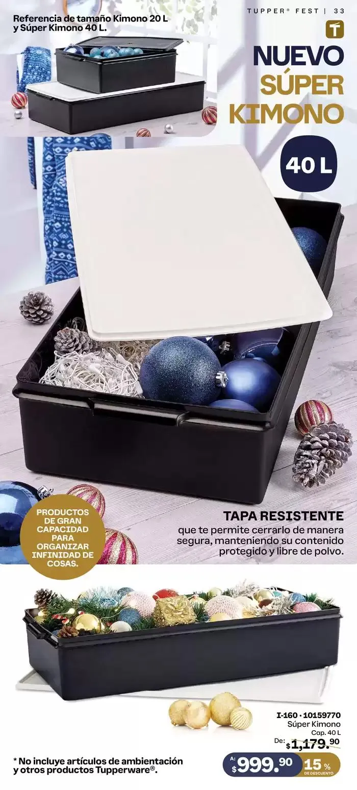 Catálogo de Tupper Tips 20 de diciembre al 29 de diciembre 2024 - Pagina 33
