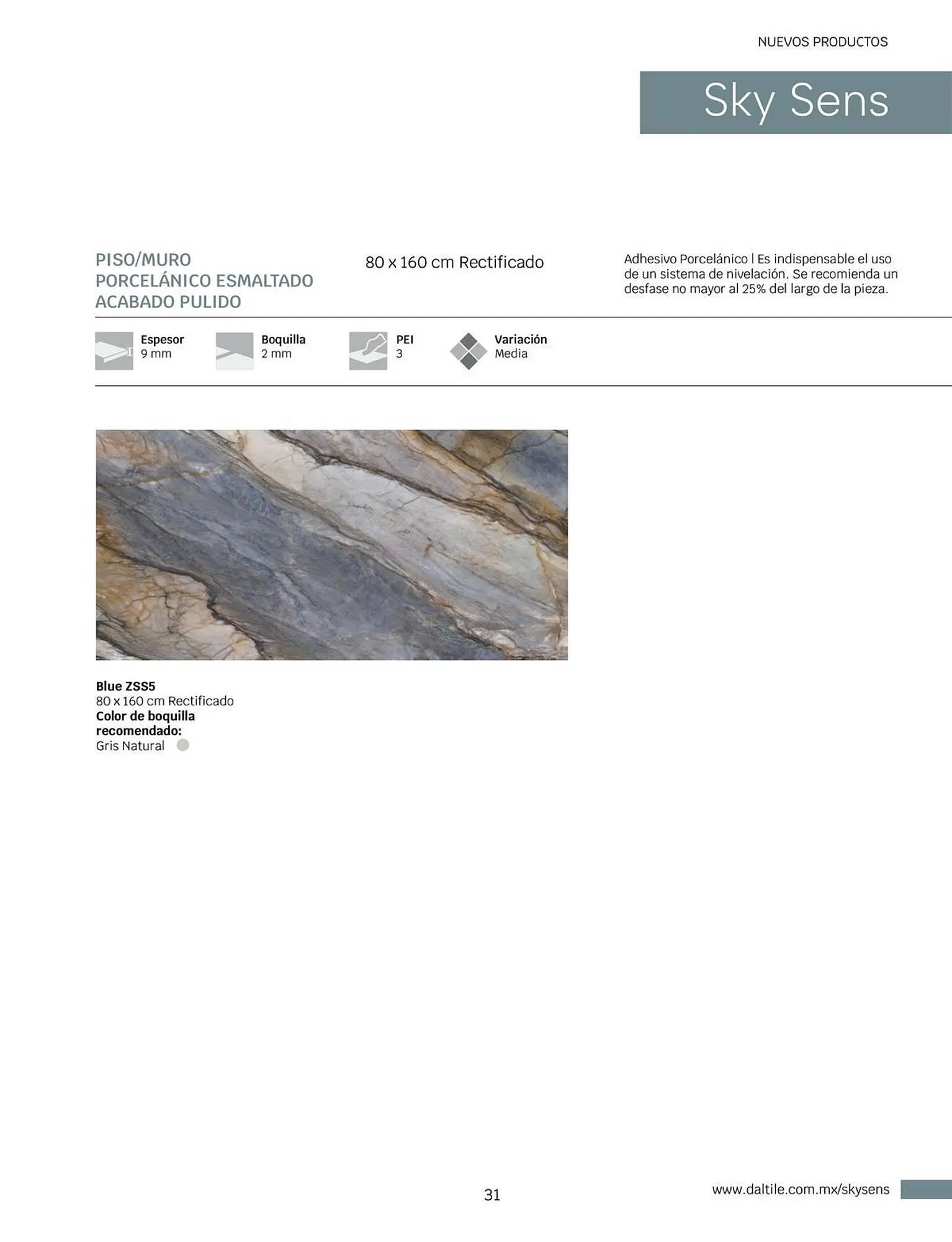 Catálogo de Catálogo Daltile 1 de enero al 31 de diciembre 2024 - Pagina 31