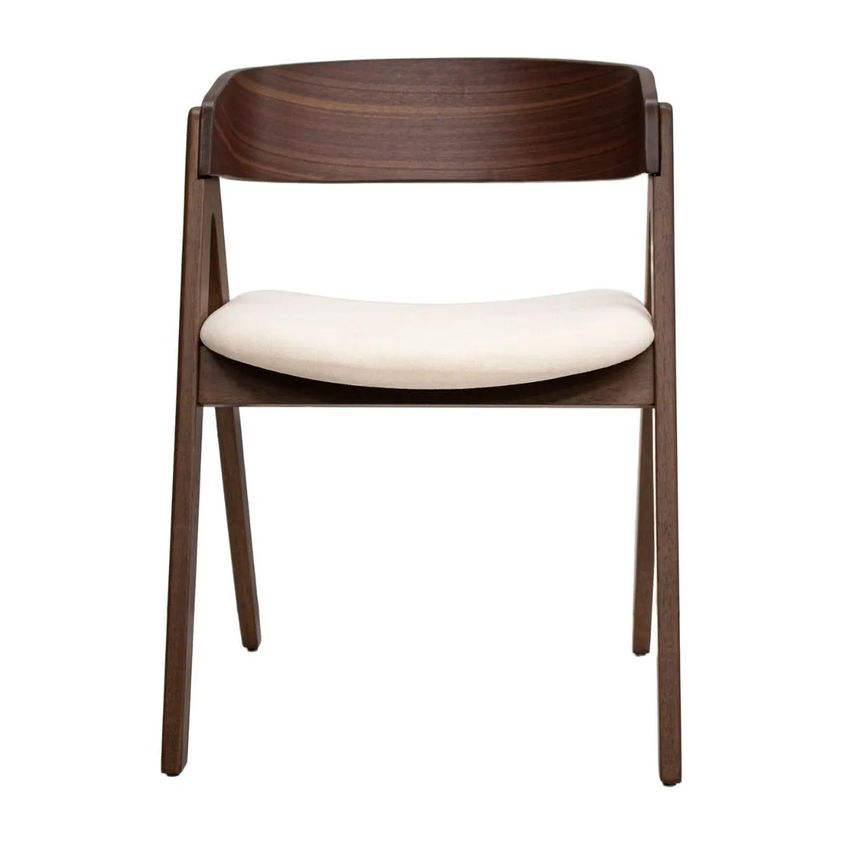 Set 2 Sillas De Comedor Victoria Asiento color Beige