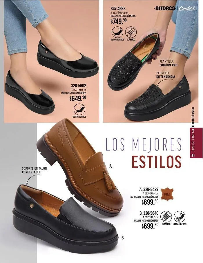Catálogo de ANDREA - CALZADO CONFORT 26 de agosto al 25 de enero 2025 - Pagina 15