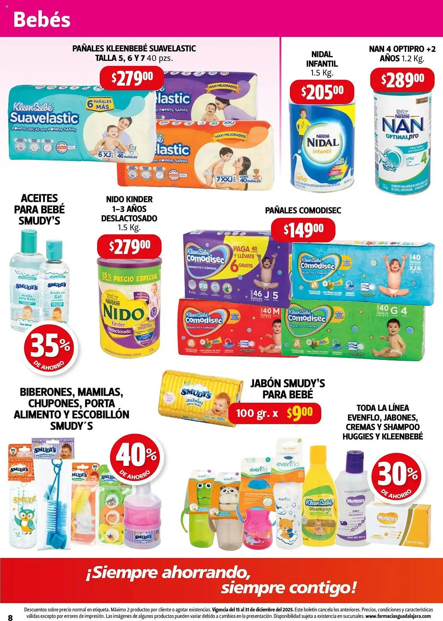 Catálogo de Folleto Farmacias Guadalajara 15 de diciembre al 31 de diciembre 2025 - Pagina 8