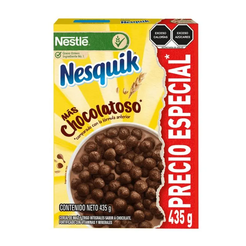 Cereal Sabor Chocolate Nesquik Caja 435 g