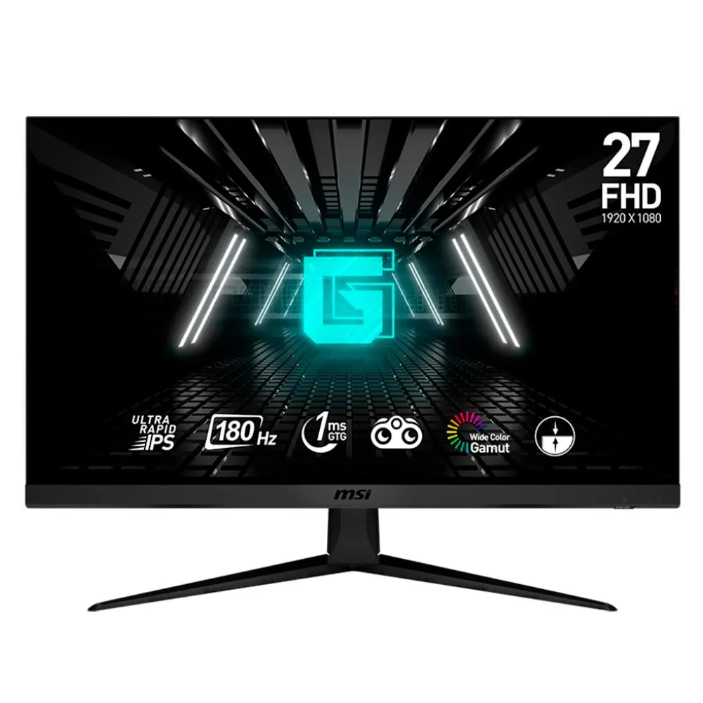 Monitor Gamer MSI G2712F / 27” / Adaptive-Sync / 1ms / 180Hz / HDMIx2 / DP / FHD / Ultra Rapid IPS / G2712F / NEWMSI