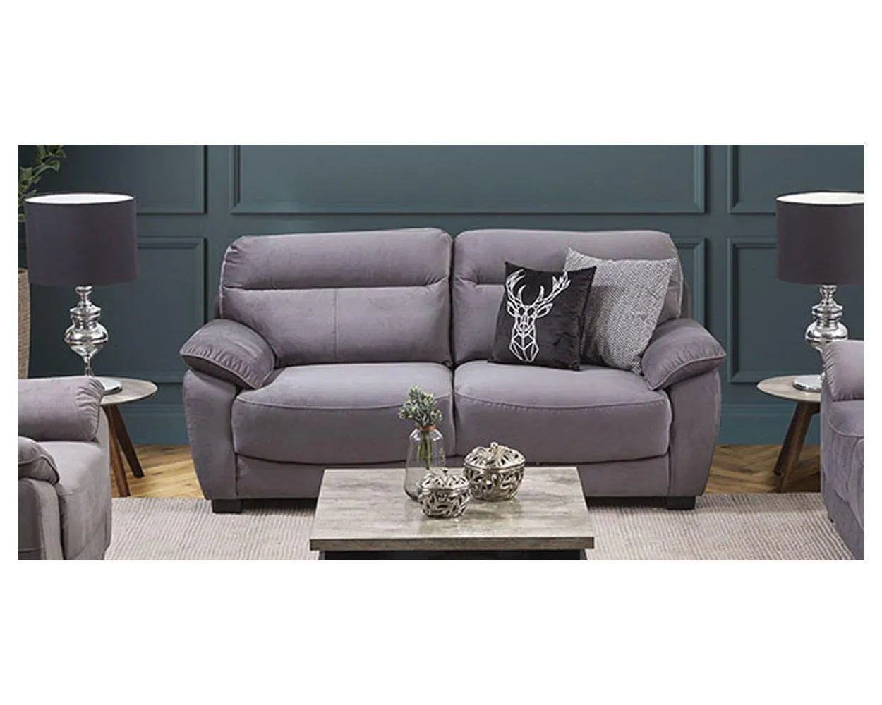 Sofá 3 Plazas Tour Gris (Boal)