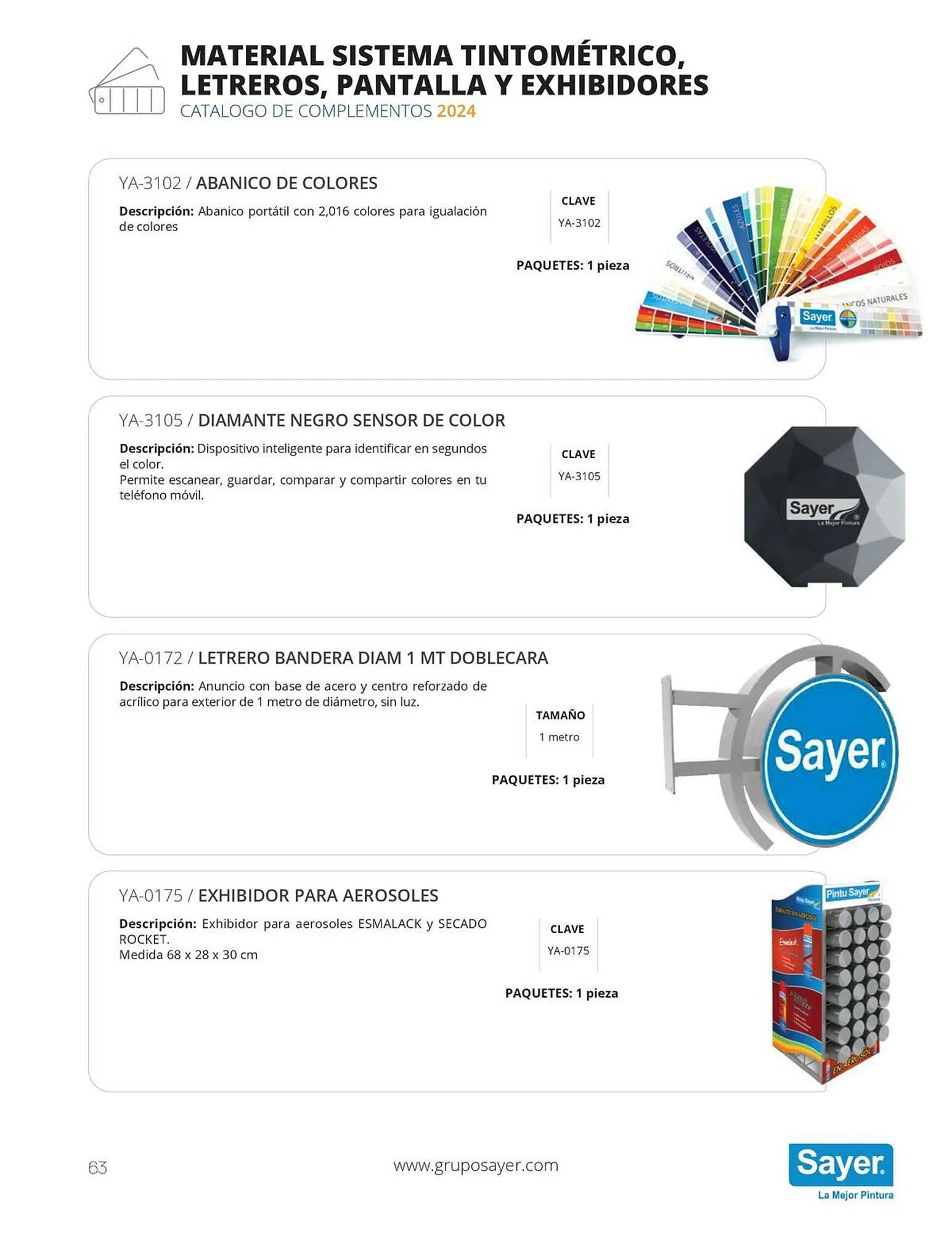 Catálogo de Catálogo Sayer 3 de enero al 31 de diciembre 2024 - Pagina 63