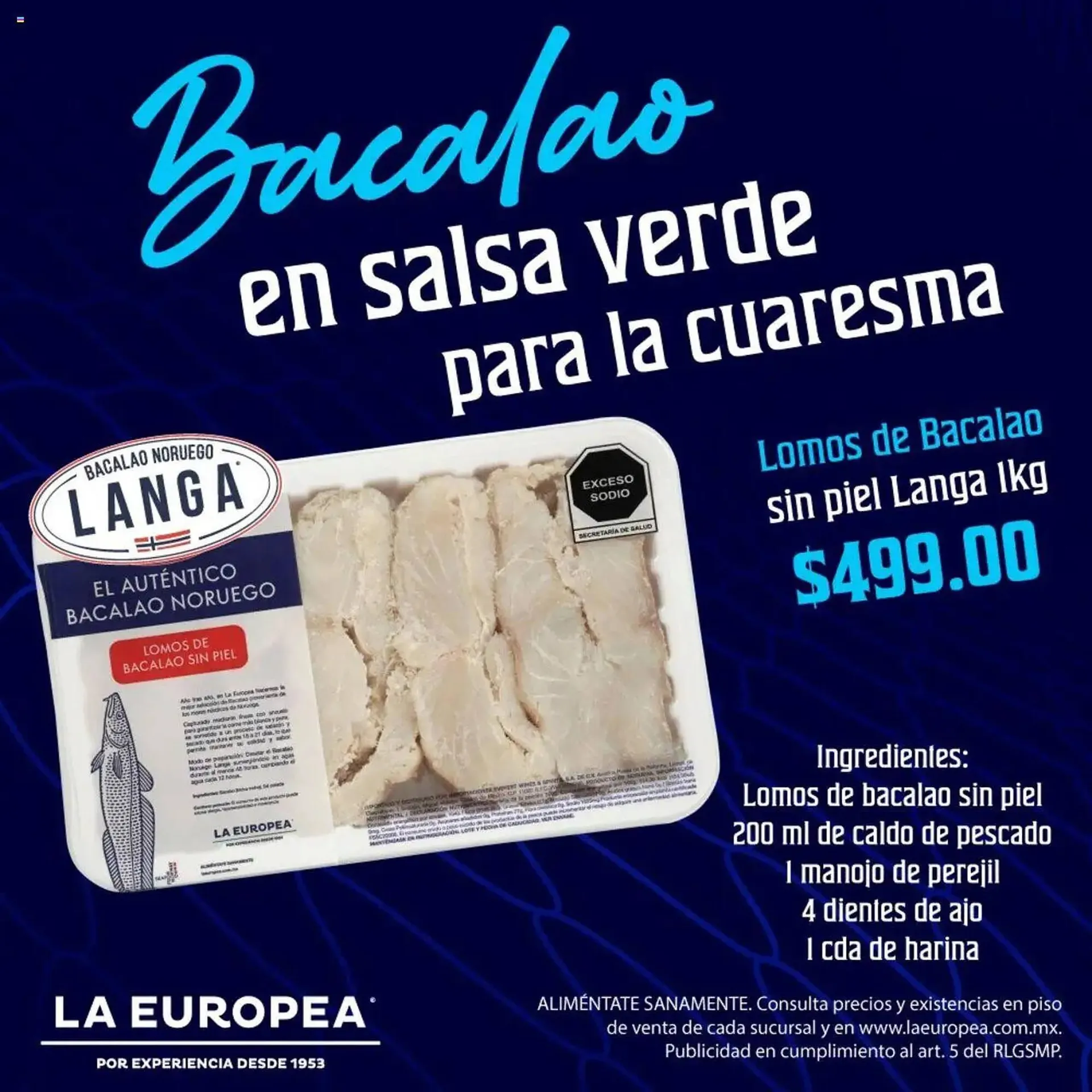 Catálogo de Catálogo La Europea 2 de abril al 30 de abril 2025 - Pagina 1