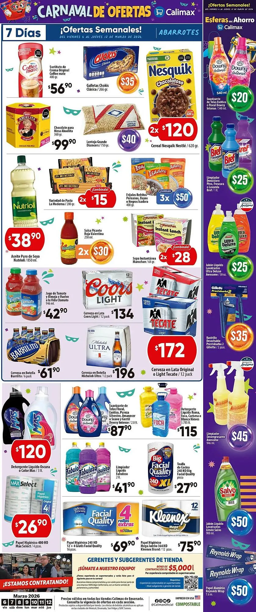 Catálogo de Folleto Calimax 6 de marzo al 12 de marzo 2026 - Pagina 6