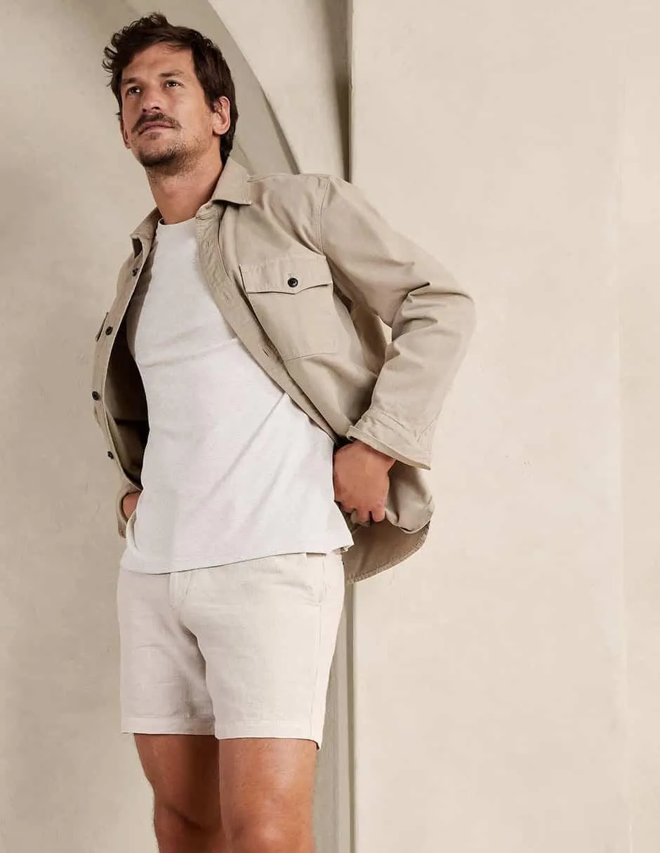 Bermuda de algodón para hombre