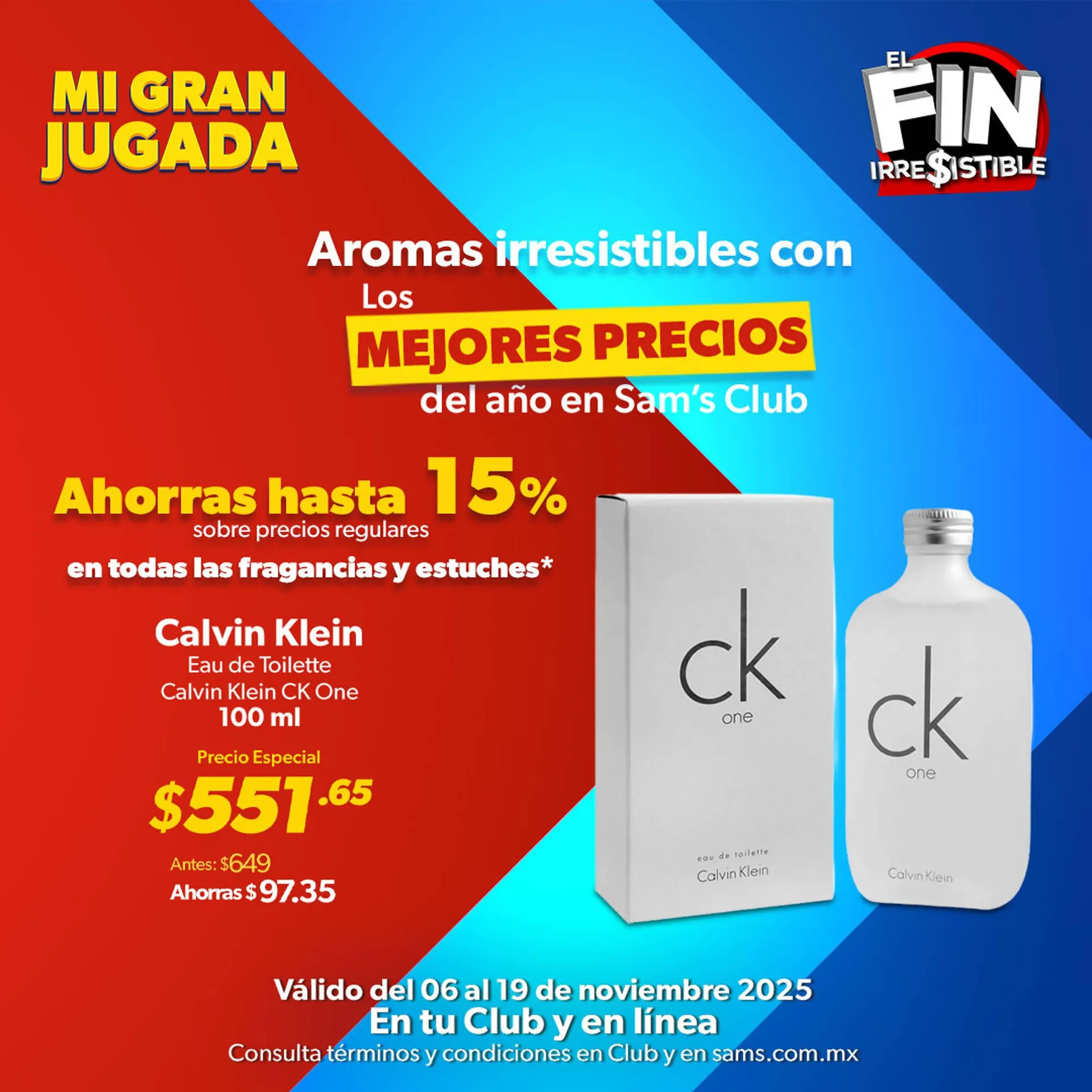 Catálogo de Catálogo Sam's Club 10 de noviembre al 16 de noviembre 2025 - Pagina 1