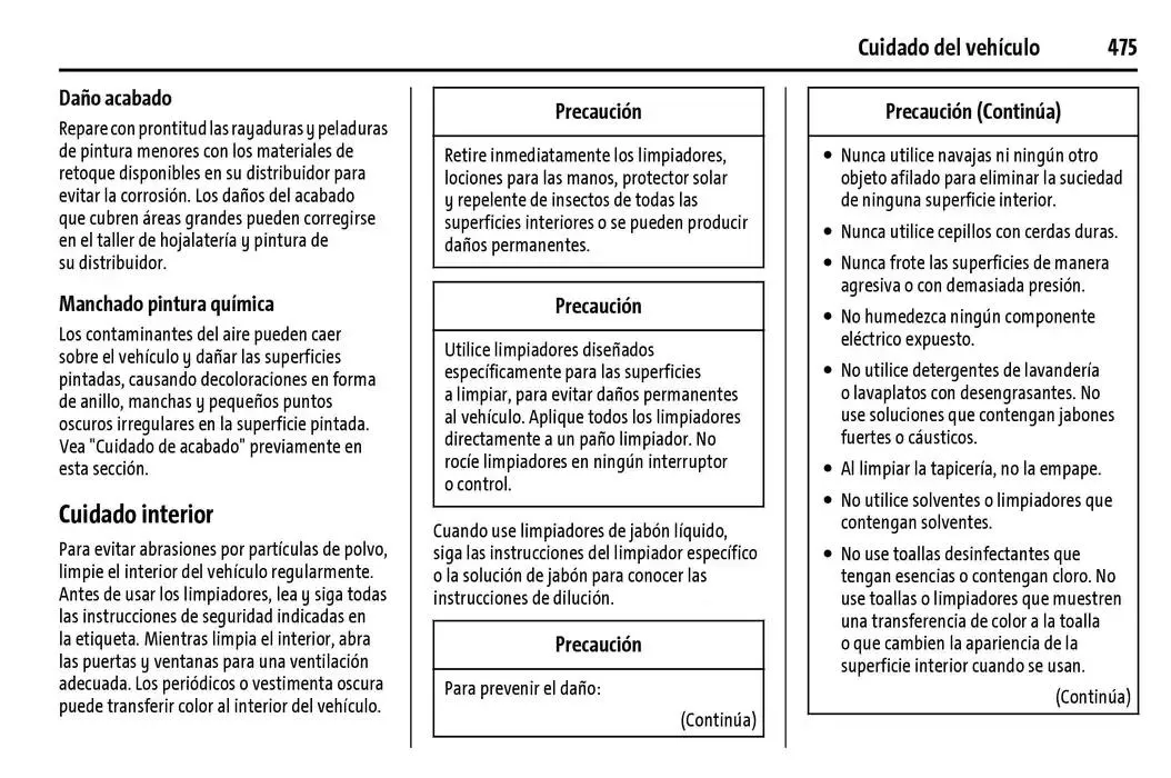 Catálogo de Cheyenne 2025 Manual del propietario 22 de enero al 31 de diciembre 2025 - Pagina 476