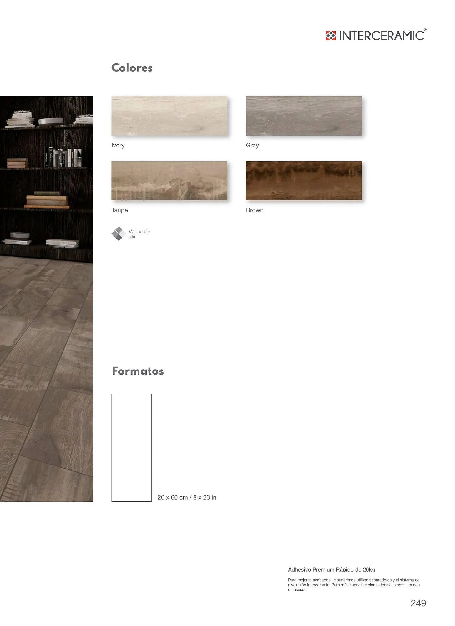 Catálogo de Catálogo Interceramic 12 de marzo al 31 de diciembre 2024 - Pagina 249