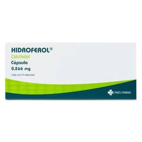 Hidroferol 3 Cápsulas Caja