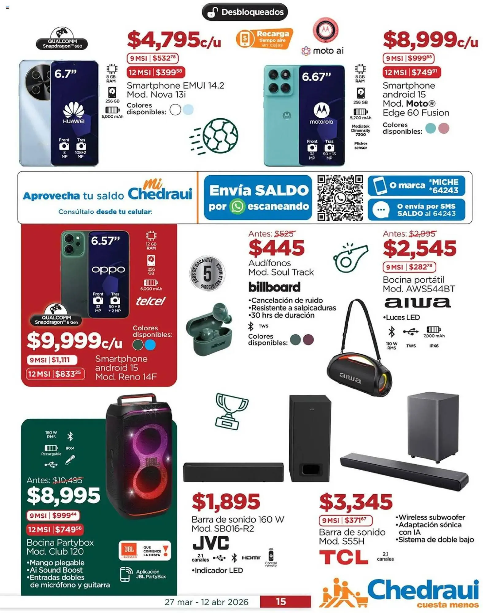 Catálogo de Folleto Chedraui 27 de marzo al 12 de abril 2026 - Pagina 15