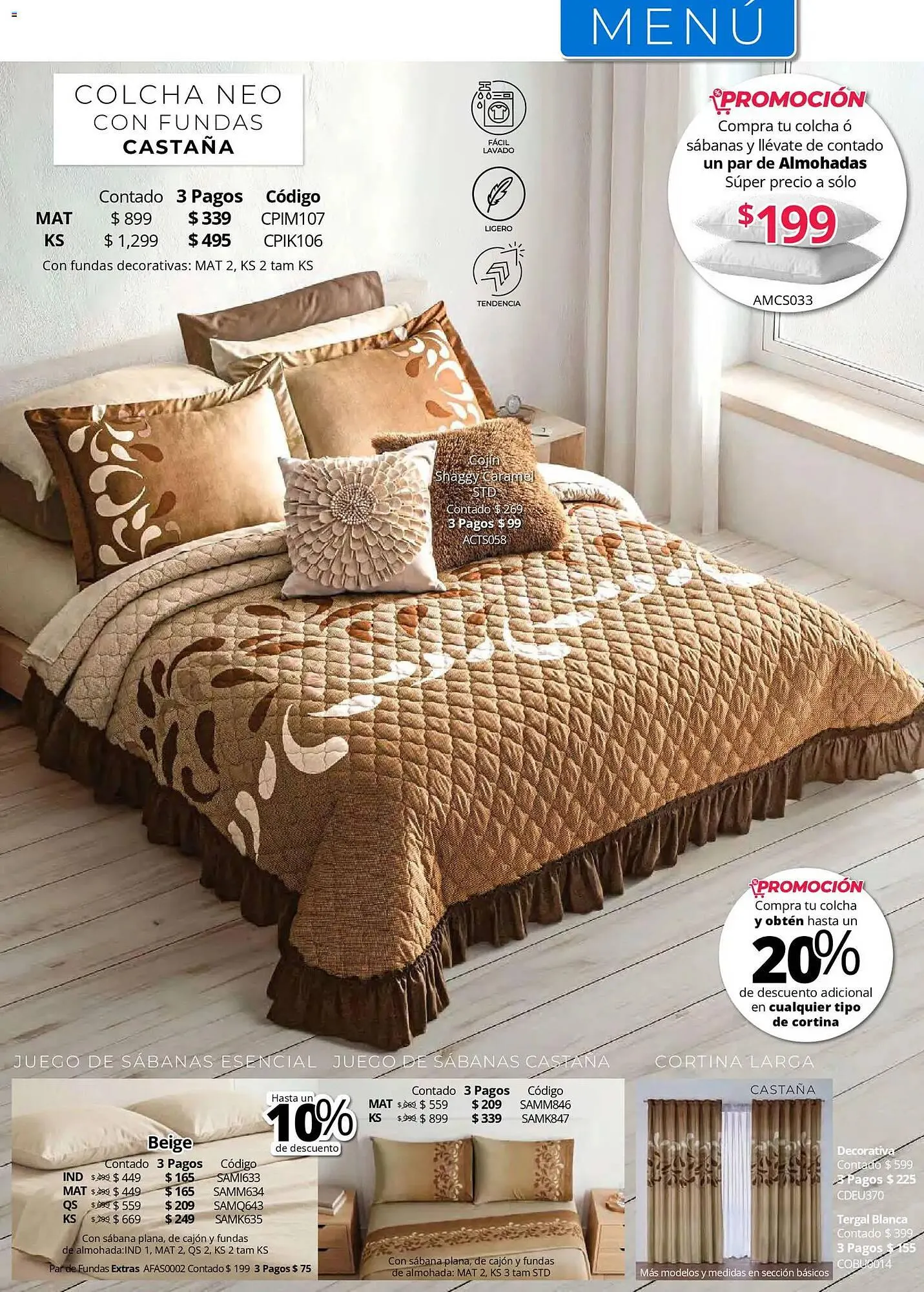 Catálogo de Catálogo Colchas Concord 1 de mayo al 1 de agosto 2026 - Pagina 124
