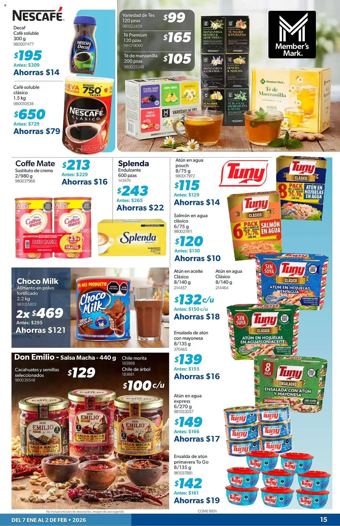 Catálogo de Catálogo Sam's Club 7 de enero al 3 de febrero 2026 - Pagina 15