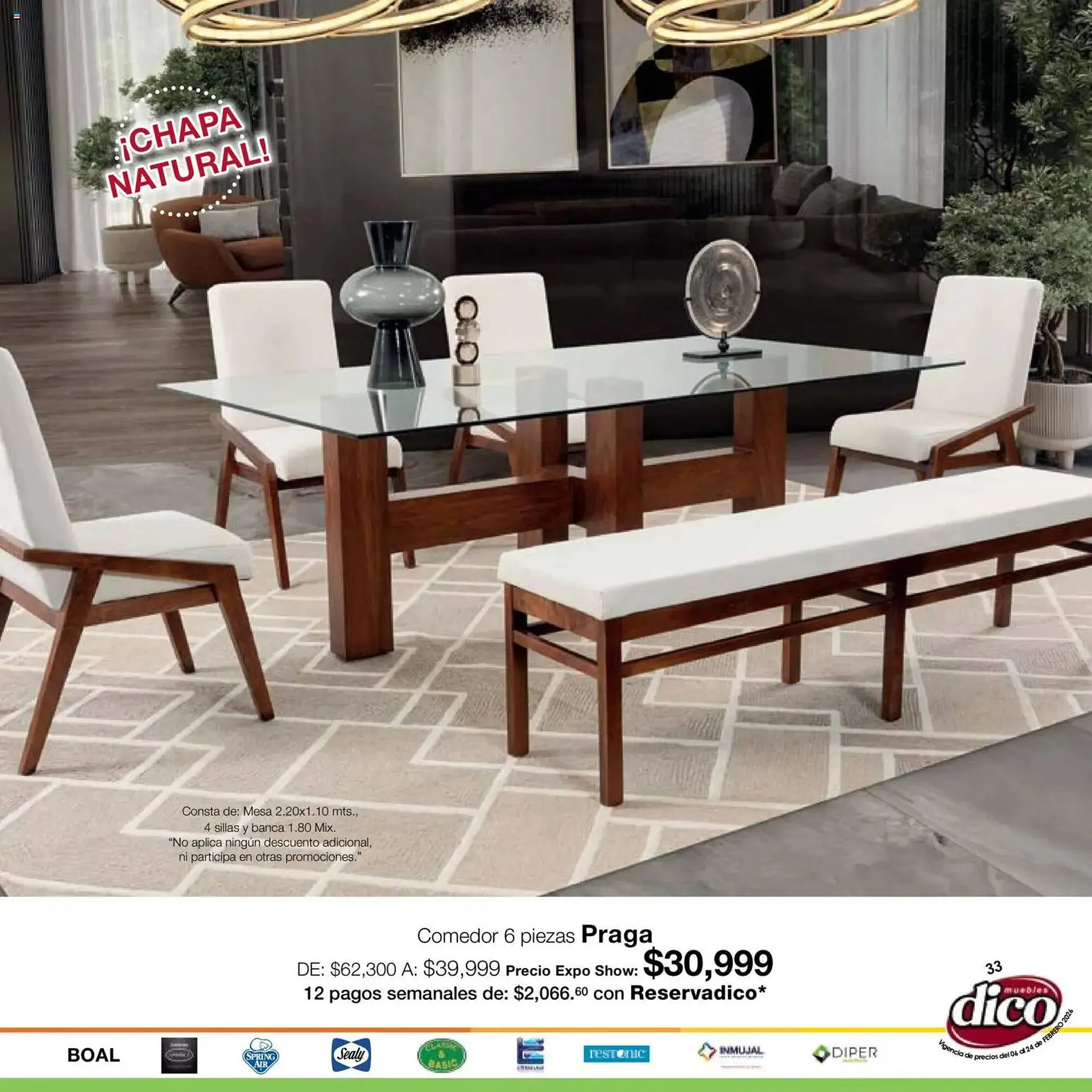 Catálogo de Catálogo Muebles Dico 6 de febrero al 25 de febrero 2026 - Pagina 33