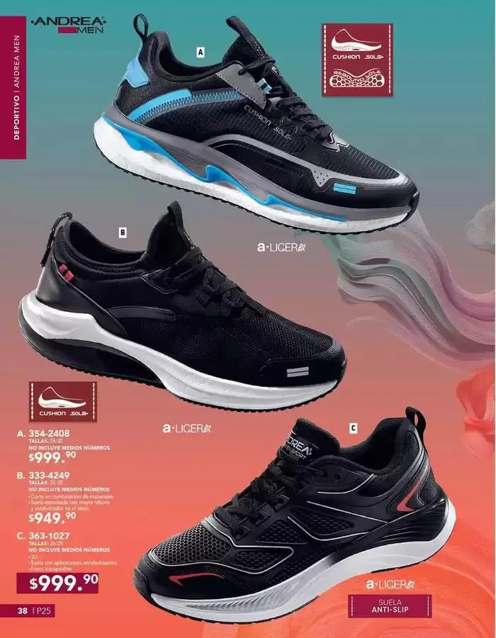 Catálogo de ANDREA | CALZADO CABALLERO 26 de enero al 24 de mayo 2025 - Pagina 38