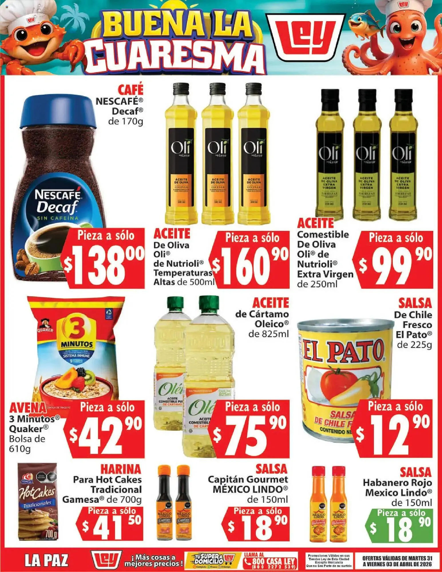 Catálogo de Folleto Casa Ley 31 de marzo al 3 de abril 2026 - Pagina 2