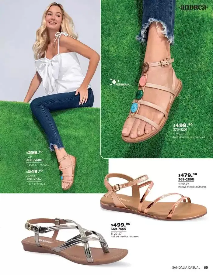 Catálogo de ANDREA | CALZADO DAMA 26 de enero al 24 de mayo 2025 - Pagina 85