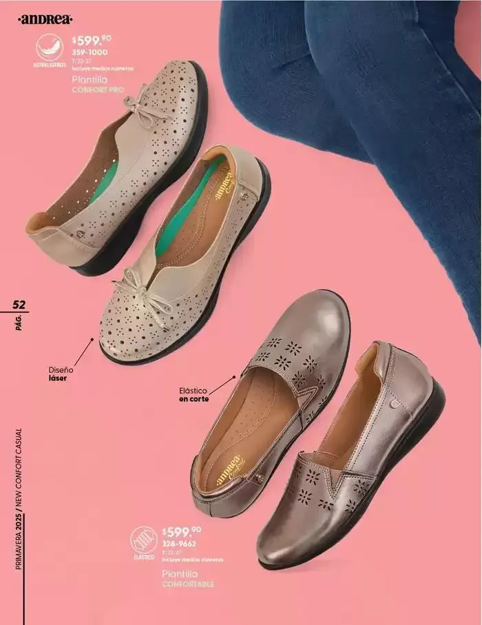 Catálogo de ANDREA | CALZADO CONFORT 26 de enero al 24 de mayo 2025 - Pagina 52