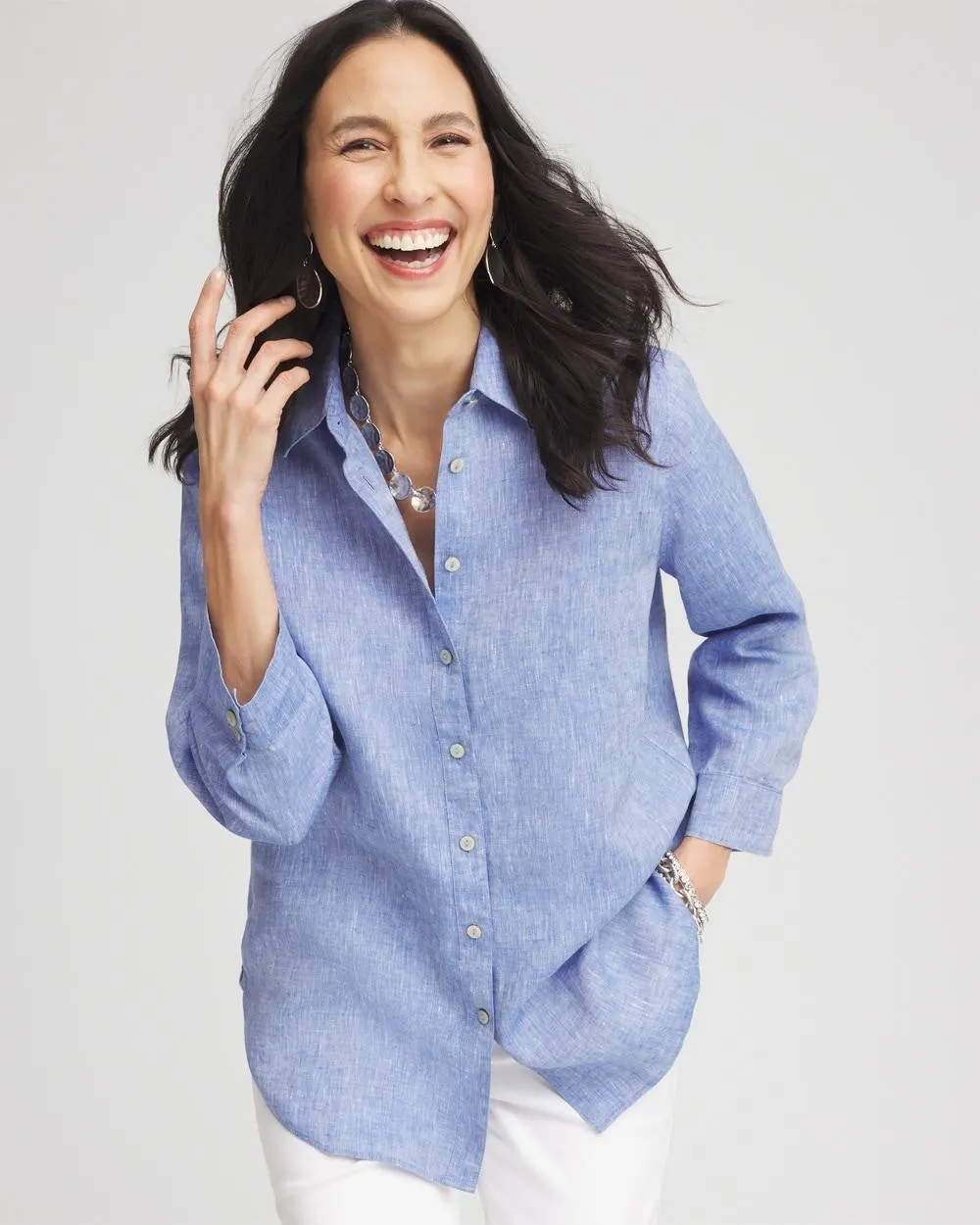 No Iron\u2122 Linen Shirt