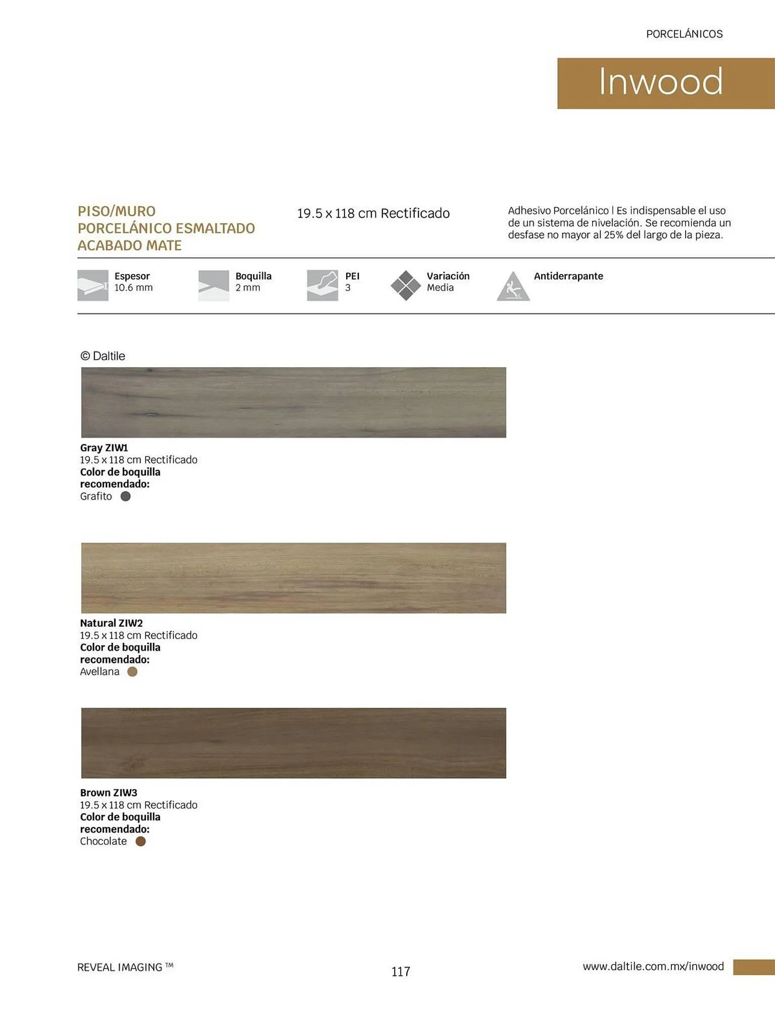 Catálogo de Catálogo Daltile 1 de enero al 31 de diciembre 2024 - Pagina 117