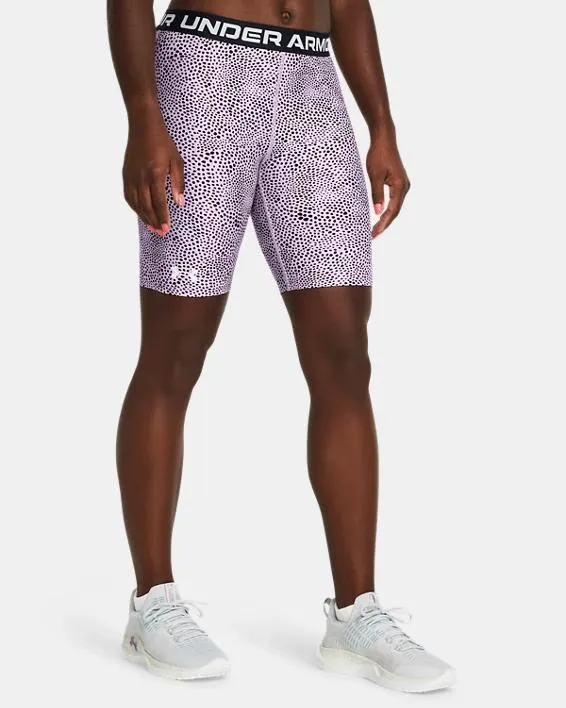 Women's HeatGear® Printed Bike Shorts
