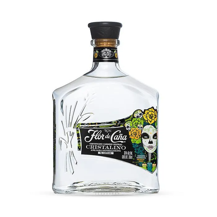 Flor De Caña Cristalino Catrina 700 ml