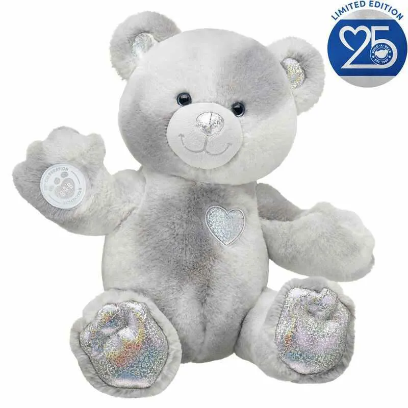 Build-A-Bear 25th Silver Celebration Bear