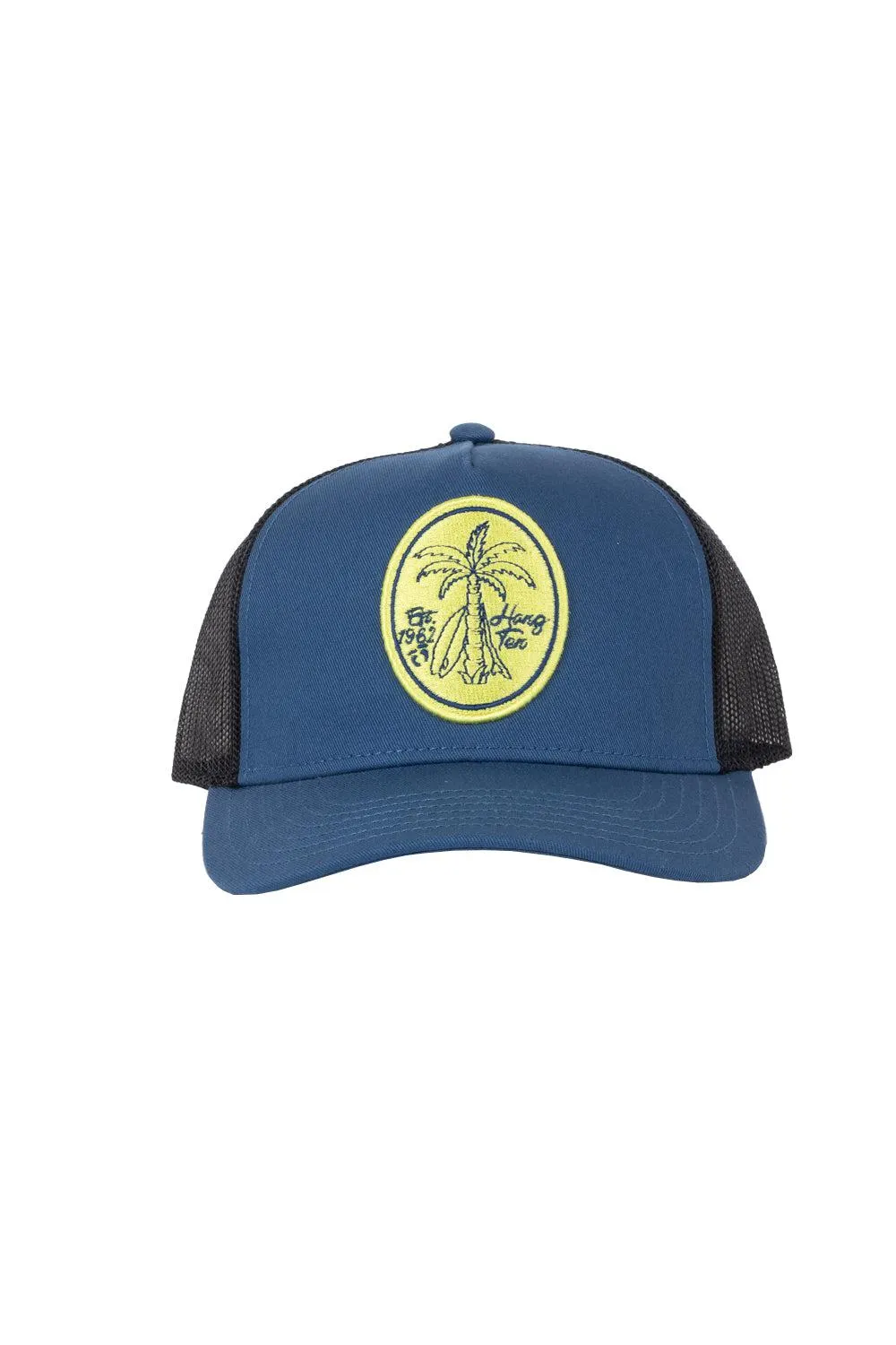 Gorra de red con estampado de palmera