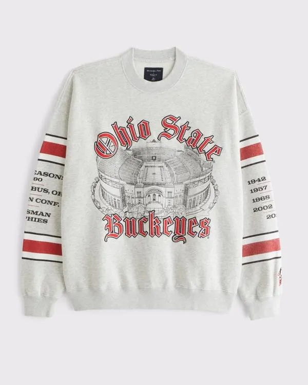 The Ohio State University Graphic Crew Sweatshirt