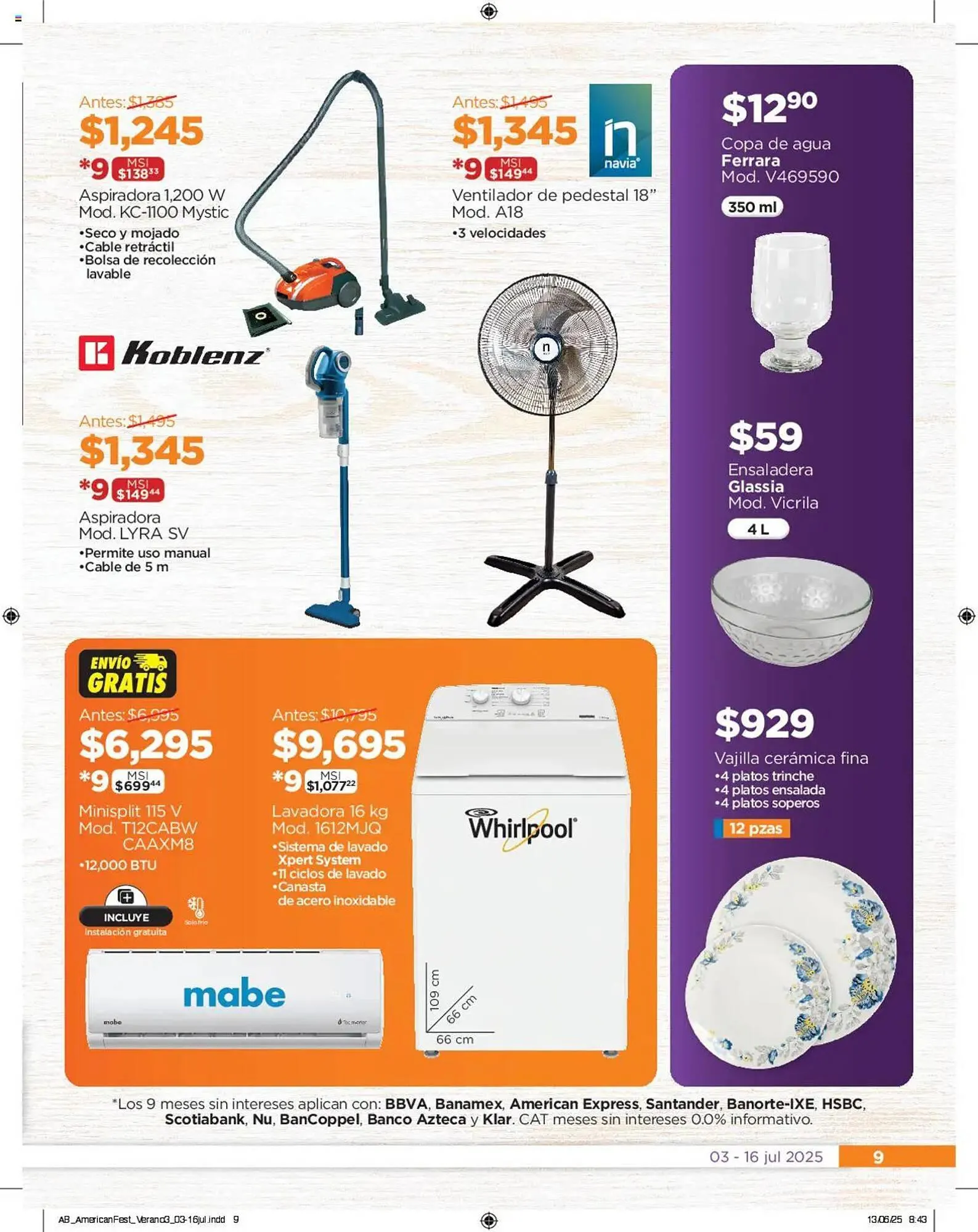 Catálogo de Catálogo Chedraui 3 de julio al 18 de julio 2025 - Pagina 9