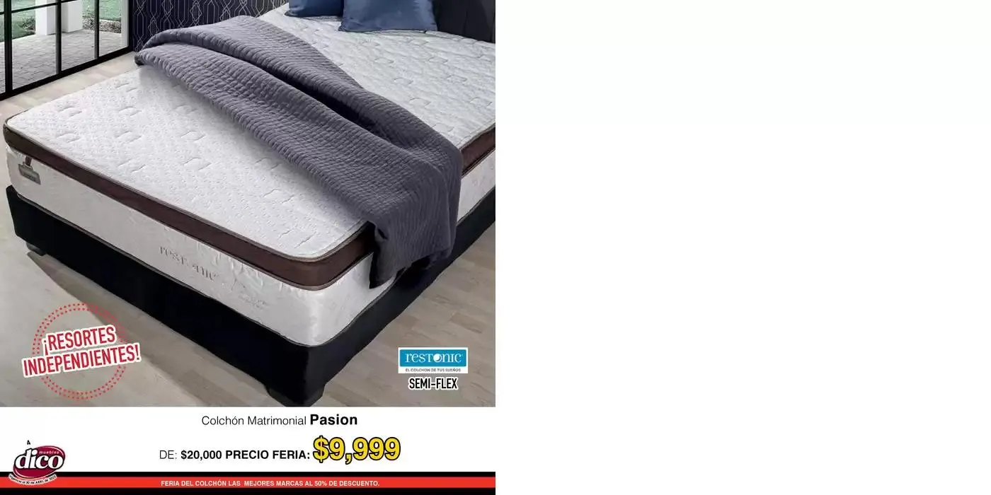 Catálogo de Muebles Dico Feria Del Colchon Centro 2025 10 de abril al 30 de abril 2025 - Pagina 4