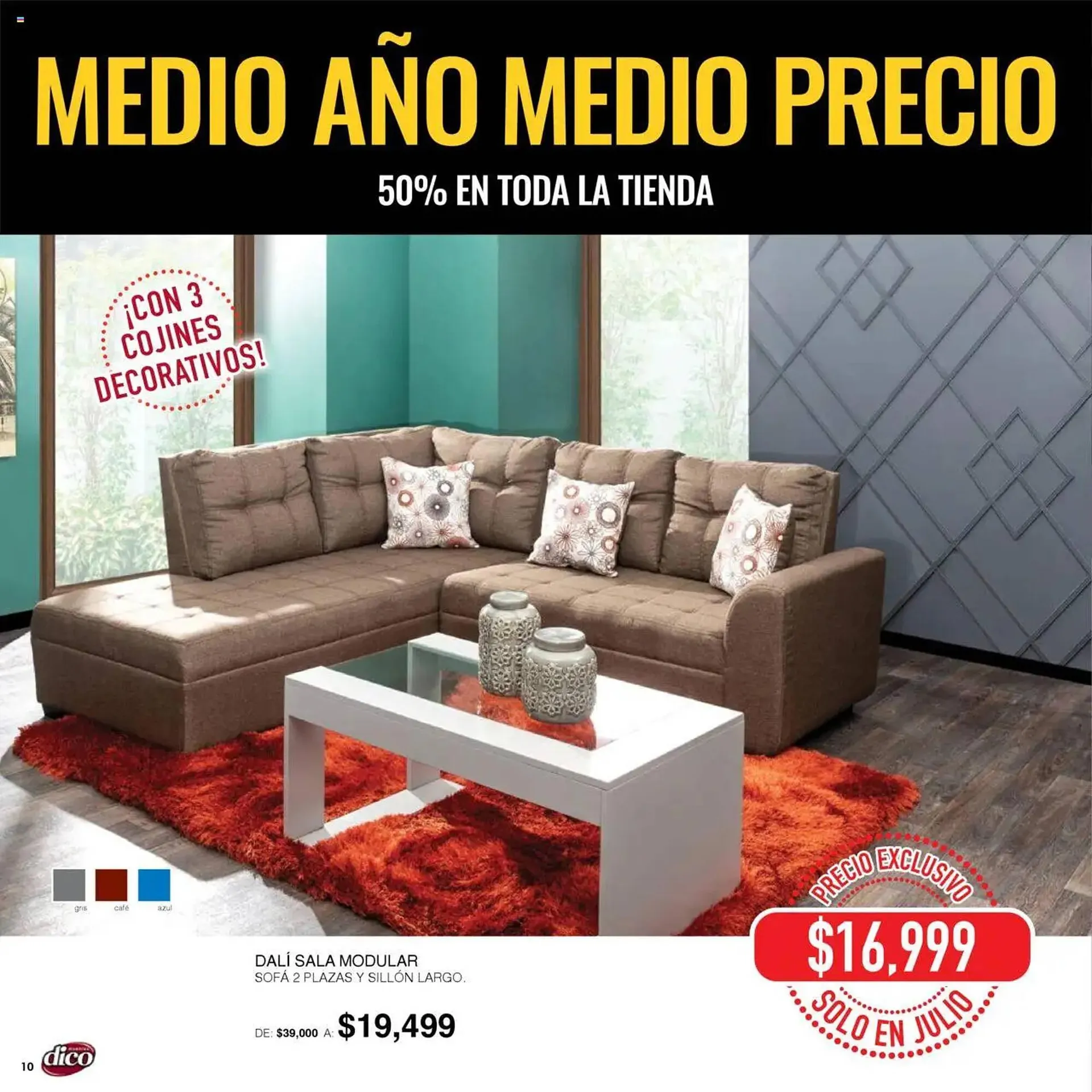 Catálogo de Catálogo Muebles Dico 1 de julio al 1 de agosto 2025 - Pagina 10